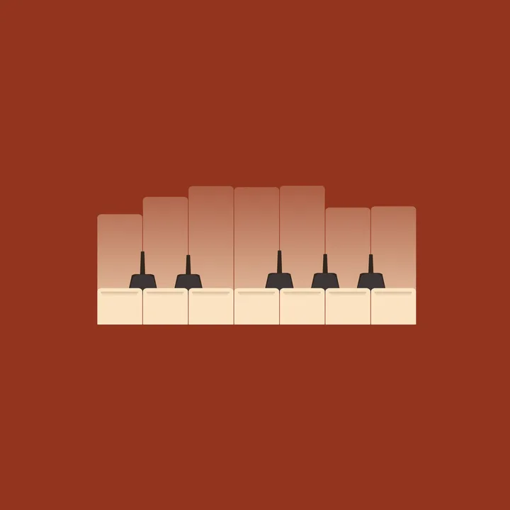 Calm (felt piano) single cover